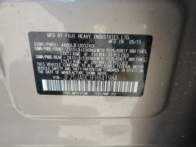 JF2SJADC3FH841984 Subaru Forester 2.5i Premium