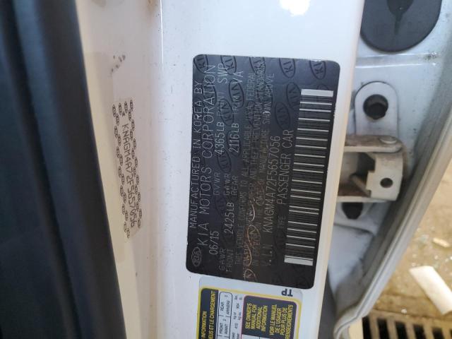 KNAGM4A72F5657056 KIA Optima Lx