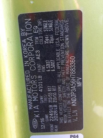 KNDJP3A56H7883360 KIA SOUL +