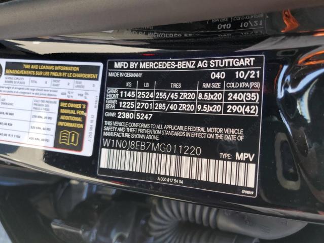 W1N0J8EB7MG011220 Mercedes-Benz Glc Coupe 300 4matic