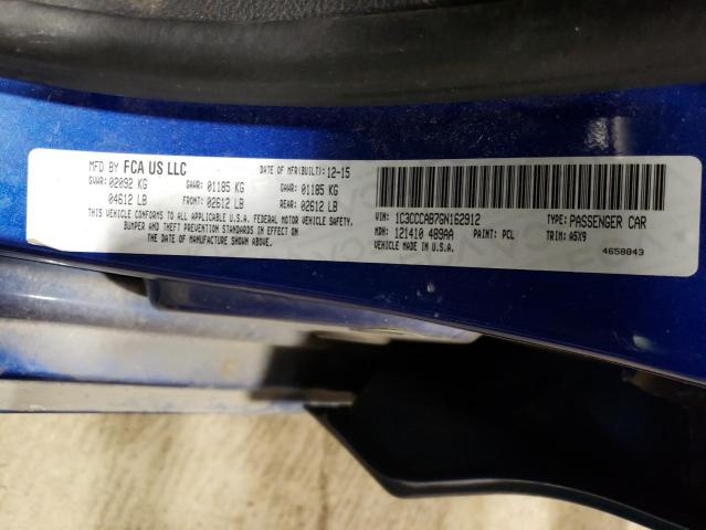 2016 CHRYSLER 200 LIMITE - 1C3CCCAB7GN162912