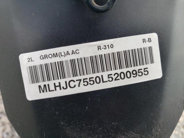 2020 HONDA GROM A MLHJC7550L5200955