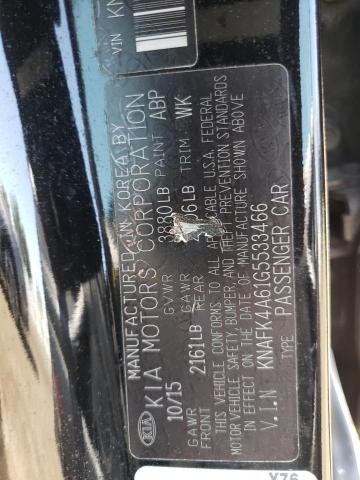 KNAFK4A61G5533466 KIA FORTE LX
