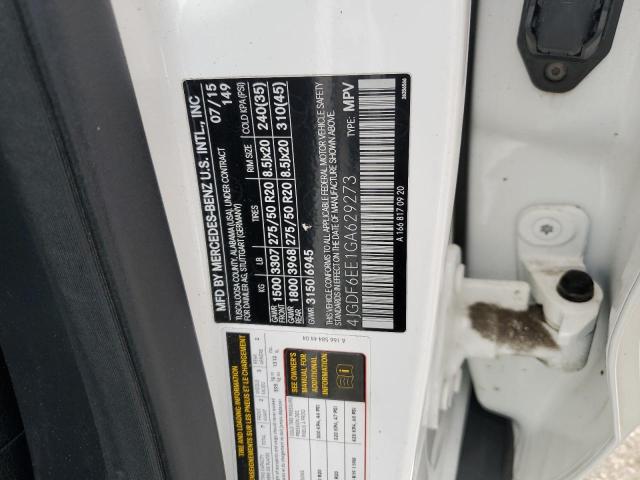 2016 MERCEDES-BENZ GL 450 4MA - 4JGDF6EE1GA629273