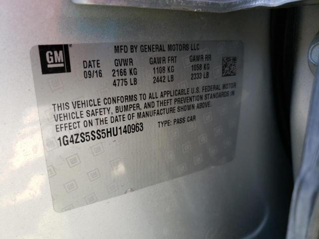 2017 BUICK LACROSSE P - 1G4ZS5SS5HU140963