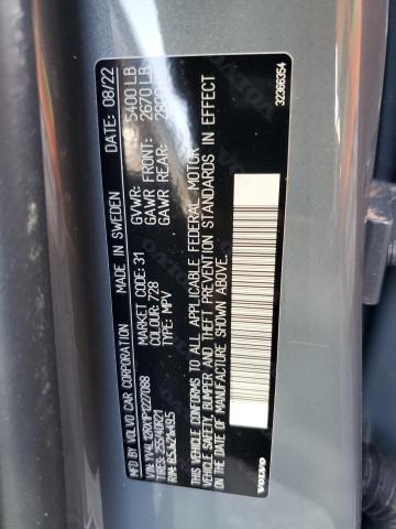 2023 VOLVO XC60 ULTIM - YV4L12RX1P1227088