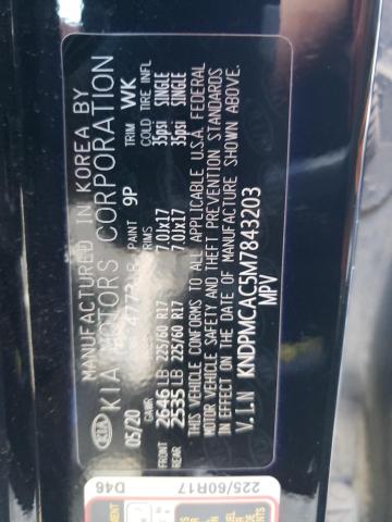 KNDPMCAC5M7843203 KIA Sportage Lx