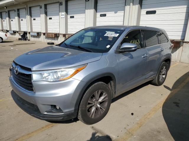 VIN 5TDZKRFH9ES034591 2014 Toyota Highlander, LE no.1