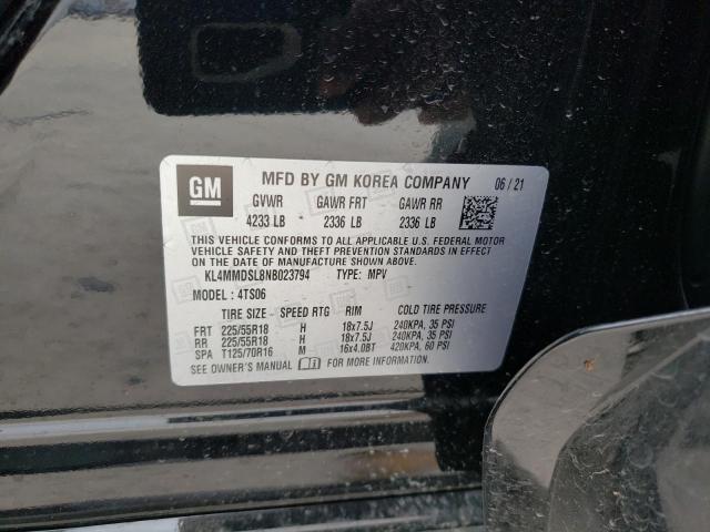 KL4MMDSL8NB023794 Buick Encore Gx Select