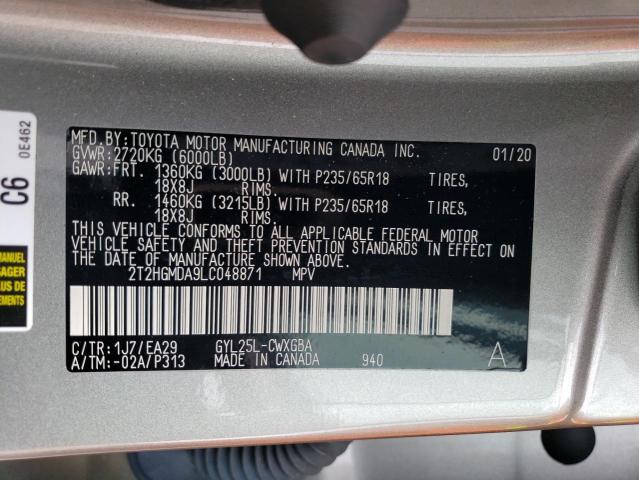 2020 LEXUS RX 450H - 2T2HGMDA9LC048871