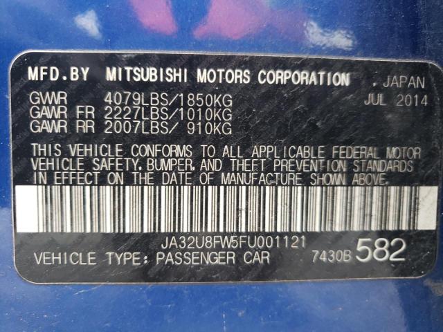 2015 MITSUBISHI LANCER GT JA32U8FW5FU001121