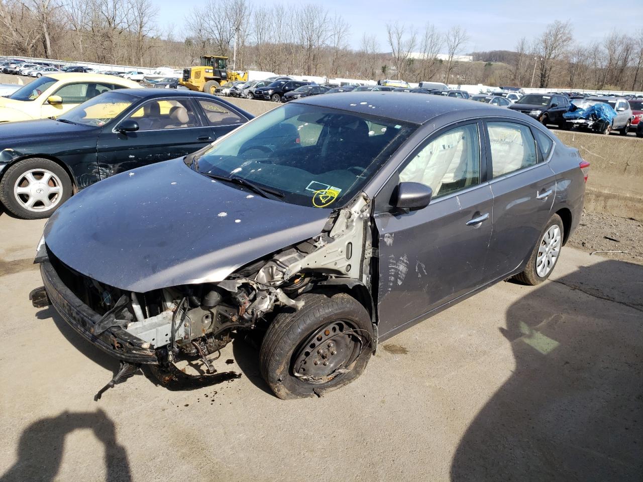 2015 Nissan Sentra S vin: 3N1AB7AP6FY372009