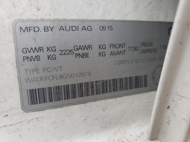 2016 AUDI A4 TECHNIK - WAUKFCFL8GN012076