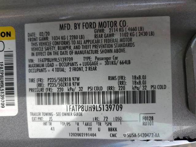 1FATP8UH9L5139709 Ford MUSTANG