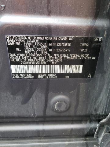 2015 TOYOTA RAV4 LIMIT - 2T3DFREVXFW401794