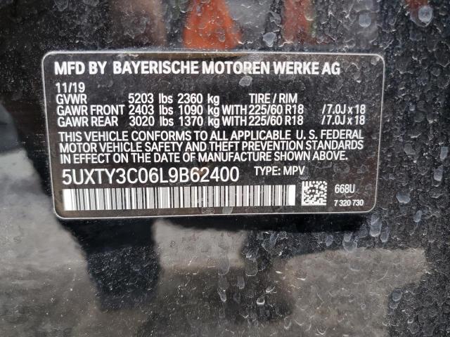 2020 BMW X3 SDRIVE3 - 5UXTY3C06L9B62400