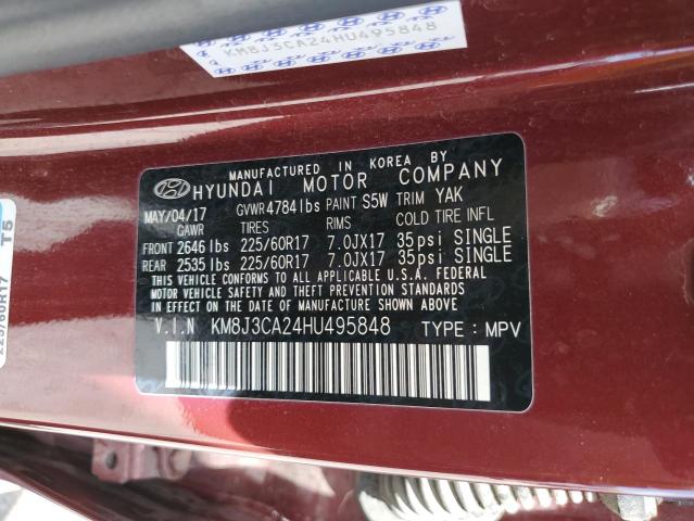 2017 HYUNDAI TUCSON LIM - KM8J3CA24HU495848
