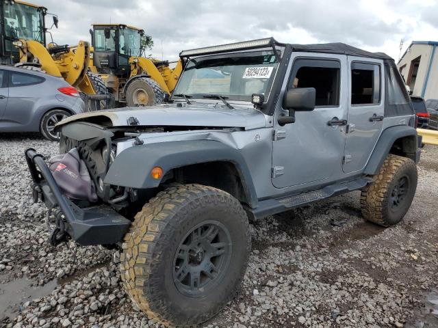 Jeep Wrangler salvage cars for sale: 2017 Jeep Wrangler Unlimited Sport
