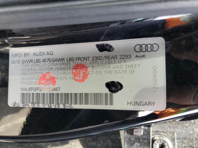 VIN WAUEFGFF2F1123467 2015 AUDI A3 no.12