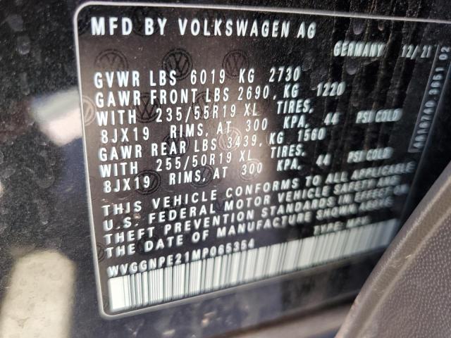 2021 VOLKSWAGEN ID.4 PRO S WVGGNPE21MP065354