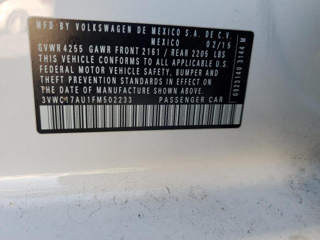 2015 VOLKSWAGEN GOLF SPORT - 3VWC17AU1FM502233