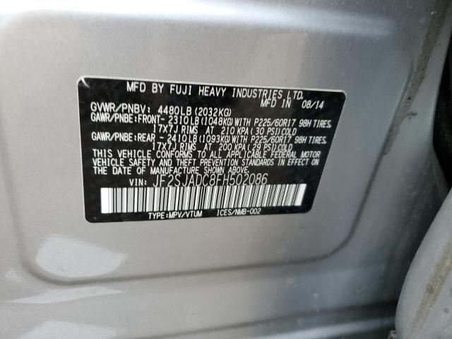 JF2SJADC8FH502086 Subaru Forester 2.5i Premium