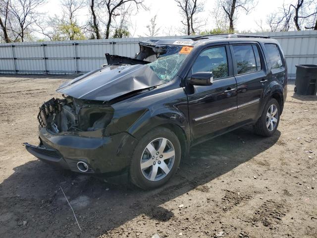 Salvage cars for sale from Copart West Mifflin, PA: 2015 Honda Pilot Touring