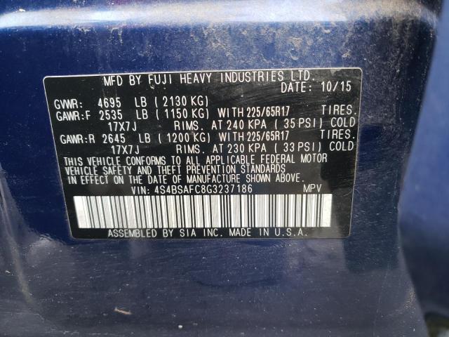 4S4BSAFC8G3237186 Subaru Outback 2.5i Premium