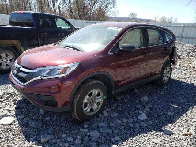 Salvage cars for sale from Copart Albany, NY: 2015 Honda CR-V LX
