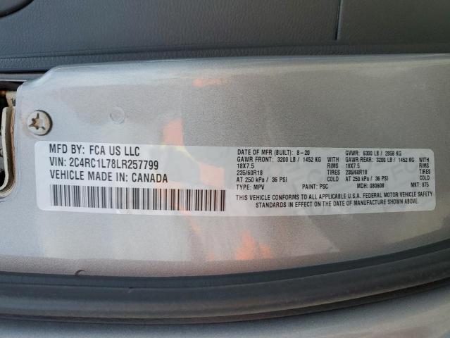 2020 CHRYSLER PACIFICA H - 2C4RC1L78LR257799