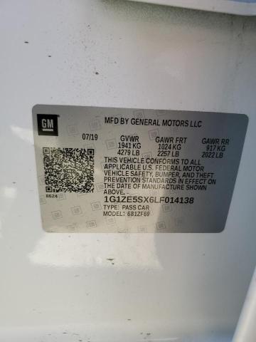 2020 CHEVROLET MALIBU PRE - 1G1ZE5SX6LF014138