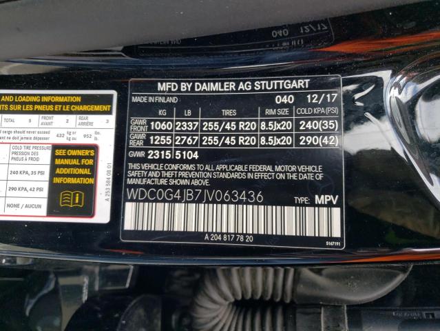 WDC0G4JB7JV063436 Mercedes-Benz GLC 300