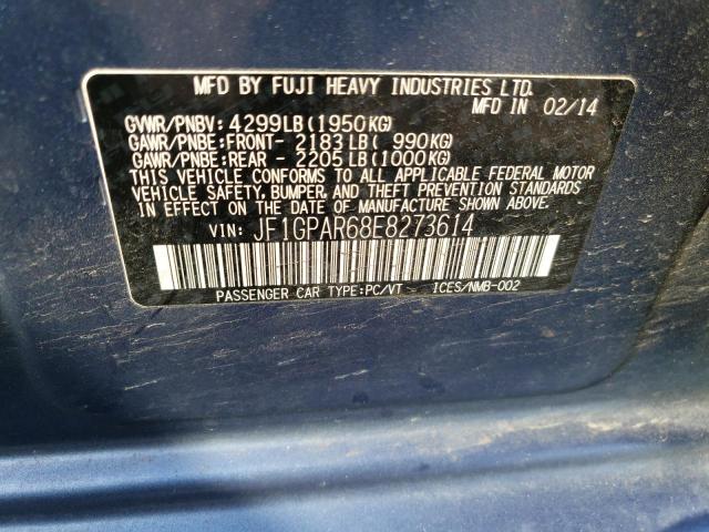 JF1GPAR68E8273614 Subaru Impreza Sport Limited