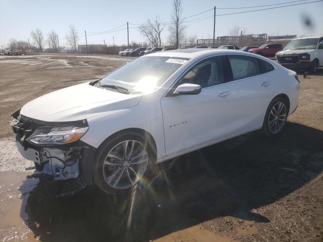 Salvage cars for sale from Copart Montreal Est, QC: 2021 Chevrolet Malibu Premier