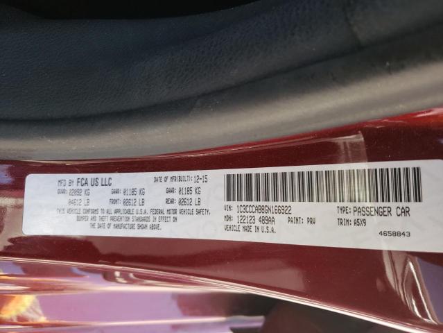 1C3CCCAB8GN166922 Chrysler 200 Limited