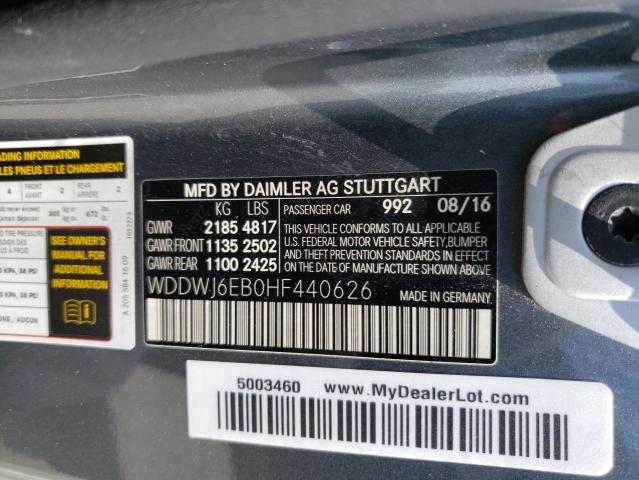 WDDWJ6EB0HF440626 Mercedes-Benz C 43 4matic Amg
