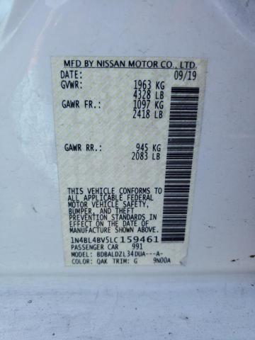 1N4BL4BV5LC159461 Nissan ALTIMA S