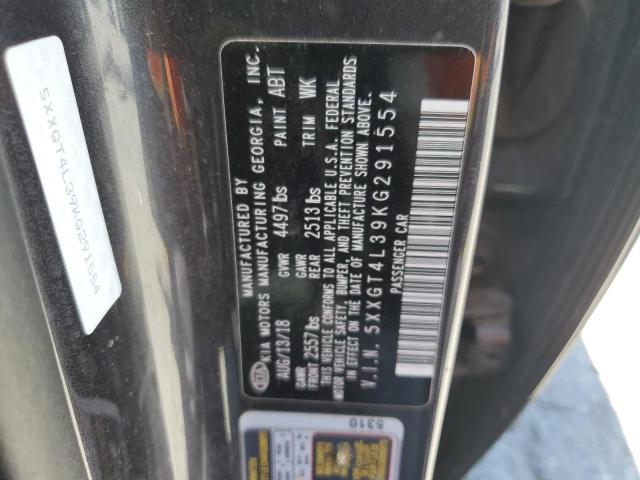 5XXGT4L39KG291554 KIA Optima Lx