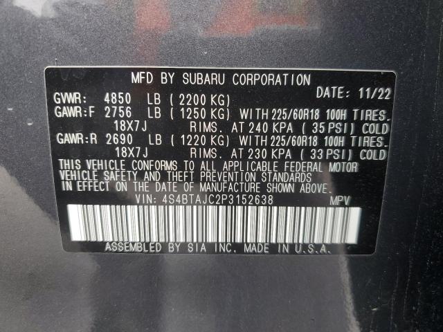 2023 SUBARU OUTBACK ON 4S4BTAJC2P3152638