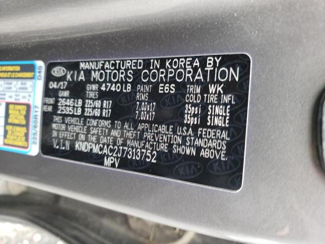 KNDPMCAC2J7313752 KIA Sportage Lx