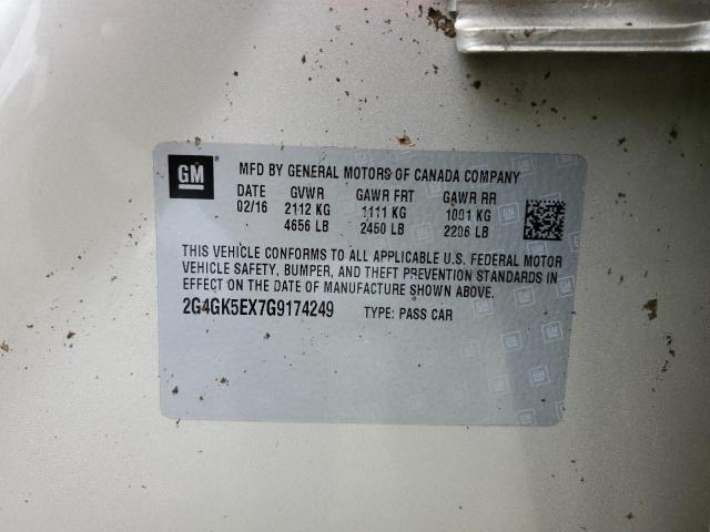 2G4GK5EX7G9174249 Buick Regal