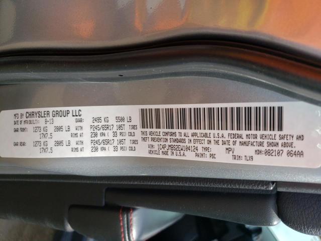 1C4PJMBS2EW104124 Jeep Cherokee Trailhawk