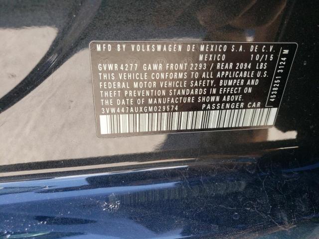 2016 VOLKSWAGEN GTI S/SE - 3VW447AUXGM029574