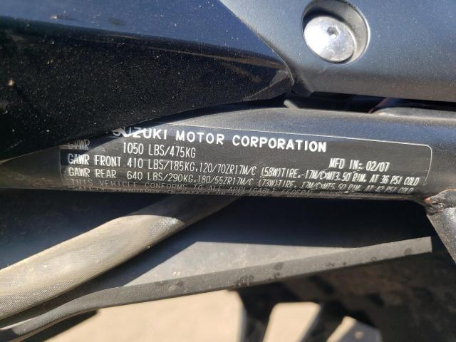 2007 SUZUKI GSF1250 S - JS1GW72A672100057