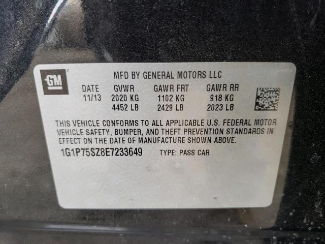 Chevrolet Cruze 2014 1G1P75SZ8E7233649 Image 12