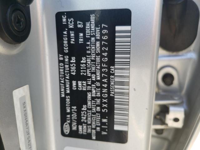 5XXGN4A73FG427697 KIA OPTIMA EX