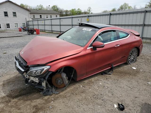 Salvage cars for sale from Copart York Haven, PA: 2017 Mercedes-Benz C 300 4matic
