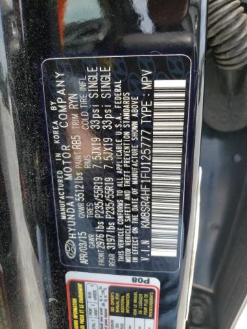 2015 HYUNDAI SANTA FE G - KM8SR4HF1FU125777
