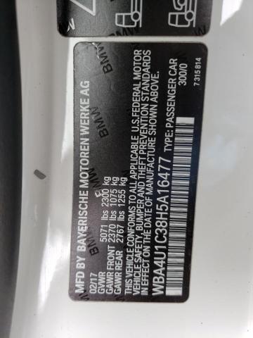 2017 BMW 440XI - WBA4U1C38H5A16477