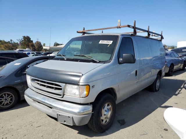 Ford E350 salvage cars for sale: 2001 Ford Econoline E350 Super Duty Van